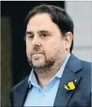  ?? EMILIA GUTIÉRREZ
ORIOL JUNQUERAS ?? Presidente de ERC