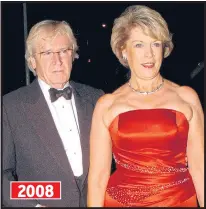  ??  ?? Bill with wife Sara Mottram a year before her death 2008