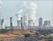  ??  ?? A power plant in western Germany. The world is nowhere near the goals adopted in the Paris Agreement.