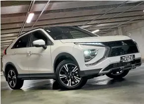  ??  ?? Mitsubishi has given the Eclipse Cross a face (and bum) lift for 2021.