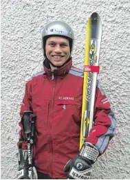  ?? Foto: Pflanz ?? Sebastian Pflanz holte sich in diesem Jahr zum dritten Mal den Titel des Meringer Ski Marktmeist­ers.