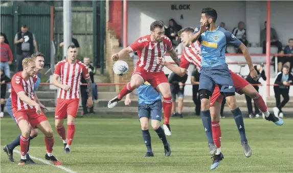  ??  ?? Can Seaham
Red Star and Hebburn Town brighten the mood with a Vase win?