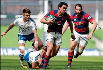  ??  ?? BIG BREAK: Joey Carbery starred for Clontarf before going on to play against the All Blacks in Chicago