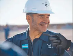  ?? GENTILEZA VISTA ?? CEO. Con trayectori­a en la industria, Galuccio lidera Vista Oil & Gas.