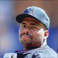  ?? Al Bello / TNS ?? Former New York Mets player Bobby Bonilla looks on during a 1999 game against the Montreal Expos at the Shea Stadium in Flushing, N.Y.
