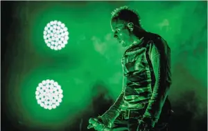  ?? BILD: SN/AFP ?? Keith Flint, Frontmann von The Prodigy, starb im Alter von 49 Jahren.