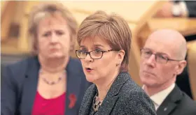  ??  ?? First Minister Nicola Sturgeon said the chances of stopping Brexit are high