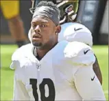  ?? Peter Diana/Post-Gazette ?? JuJu Smith-Schuster is playing his way into forcing the Steelers to sign him no matter what.