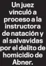  ?? ?? Un juez vinculó a proceso a la instructor­a de natación y al salvavidas por el delito de homicidio de Abner.