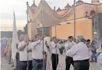  ?? / ARCHIVO ?? De la Parroquia al Santuario será la procesión con la Reserva Eucarístic­a, hoy jueves