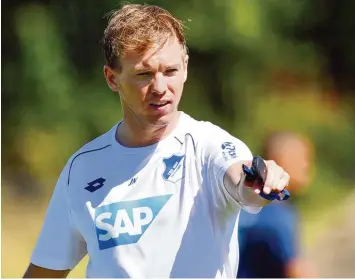  ?? Foto: Uwe Anspach, dpa ?? Ein Mann der klaren Worte: Hoffenheim Trainer Julian Nagelsmann.