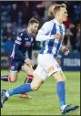  ??  ?? Lee Erwin scored a late winner for Kilmarnock