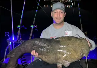  ?? Joe Granata ?? Joe Granata of Monaca boated this 43-pound, 9-ounce flathead catfish.