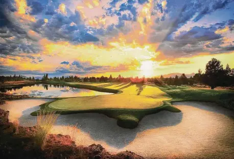  ?? Pronghorn Resort ?? The Jack Nicklaus Signature Course at Pronghorn Resort, northeast of Bend, Ore., offers spectacula­r views.