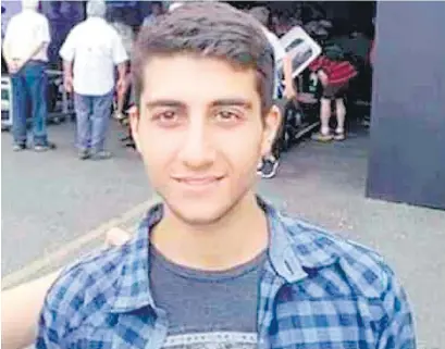  ??  ?? Arshak Karhanyan, el joven oficial desapareci­do sin rastros.