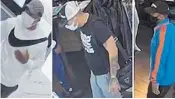  ?? FORTLAUDER­DALEPOLICE/COURTESY ?? Threemenar­e being sought for shopliftin­g in at least three downtown Fort Lauderdale stores and possibly another robbery inDelray Beach.