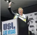  ?? Erik Verduzco ?? Las Vegas Review-journal Brett Lashbrook, founder of Las Vegas’ USL team, says fans can vote online among six favorites to name the new club.