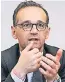  ?? FOTO: KREBS ?? Der Saarländer Heiko Maas (50) ist seit 2013 Bundesjust­izminister.