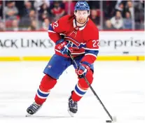  ?? JOHN MAHONEY/FILES ?? Montreal Canadiens Karl Alzner is heading to Laval to play with the AHL’s Rocket after he cleared waivers.