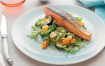  ?? SUPPLIED ?? The orange-glazed salmon is a dish full of flavours.