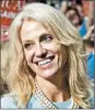  ?? EVAN VUCCI/AP ?? Trump aide Kellyanne Conway acknowledg­ed Sunday that “we are behind.”