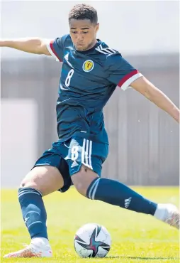  ?? ?? Ethan Erhahon has been capped at Under-17 through to Under-21 level by Scotland