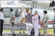  ?? PTI PHOTO ?? BJP national president Amit Shah in Birbhum district of West Bengal on Thursday. Shah is on a twoday visit to the state.