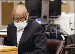  ?? TOM FOX — THE DALLAS MORNING NEWS ?? Defendant Billy Chemirmir listens to motions and language being discussed and sent to the jury in his capital murder trial at the Frank Crowley Courts Building in Dallas on Friday.