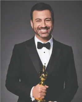  ?? [AMPAAS] ?? Jimmy Kimmel is set to host the 90th Academy Awards ceremony.