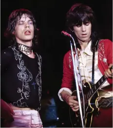  ?? ?? Quids in: Mick Jagger and Keith Richards in 1970