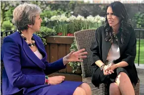  ?? STACEY KIRK/STUFF ?? Prime Minister Jacinda Ardern, right, is to meet with British Prime Minister Theresa May again, next week, to reaffirm NZ’s trading interests won’t be negatively affected by the Brexit turmoil gripping the British Government.
