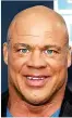  ?? ?? Former WWE star Kurt Angle claims Hogan (pictured on Jan. 30) “can’t feel anything” in his legs and has no pain