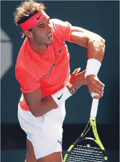  ?? Getty Images. Picture: ?? Rafael Nadal: powered past Alexandr Dolgopolov to reach the last eight.