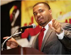  ?? (Courtesy photo) ?? Original ‘Freedom Writer’ Manny Scott will welcome the district’s teachers, administra­tors and support staff for its 2019 Convocatio­n.