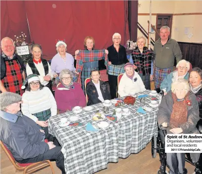  ?? 301117Frie­ndshipCafe_01 ?? Spirit of St Andrew Organisers , volunteers and local residents