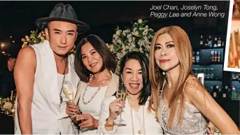  ??  ?? Joel Chan, Joselyn Tong, Peggy Lee and Anne Wong