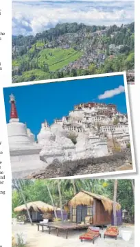  ??  ?? Top: Darjeeling; Middle Ladakh; Above: Goa