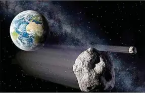  ??  ?? Des astéroïdes venus des étoiles filantes Taurides menacent la Terre.