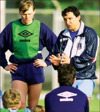  ??  ?? BIG LOSS: Graham Taylor in his England days