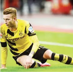  ??  ?? Borussia Dortmund star, Marco Reus down but not yet out of the race for next year’s Champions League spot