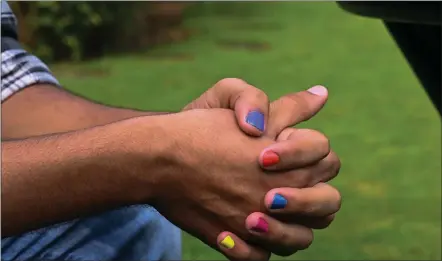  ?? Photo: Nampa/AFP ?? Targeted… Yahya, an Afghan who identifies as gay and a non-conforming person, speaks during an interview at an undisclose­d location.