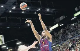  ?? FOTO: AP ?? Seraphin ha brillado en los últimos partidos de Euroliga con el Barça