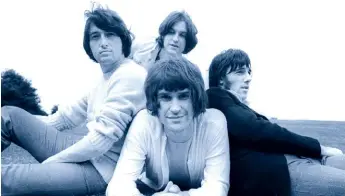  ??  ?? The Kinks: from left John Dalton, Dave Davies, Ray Davies ( in front), Mick Avory