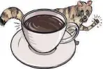  ??  ?? 9. Kopi Luwak: Café procedente de granos digeridos y defecados por la civeta, un animal entre la comadreja y el mapache. Procede de ......................