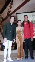  ??  ?? GMA ”The Clash” finalists Anthony Rosaldo, Golden Cañedo and Garrett Bolden.