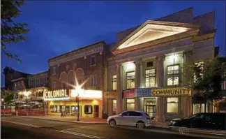  ?? SUBMITTED PHOTO ?? Phoenixvil­le swept all 14 categories in the first ever Classic Towns People’s Choice Awards recognizin­g downtown businesses. The downtown district competed against 19 other towns. The Colonial Theatre was the winner for Best Theatre.
