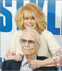  ?? AP PHOTO ?? In this March 30, 2017, file photo, actress Ann-Margret and her husband Roger Smith appear at the world premiere of “Going in Style” in New York. Smith, star of the ‘77 Sunset Strip,’ and husband of actress Ann-Margret, died at a Los Angeles hospital...