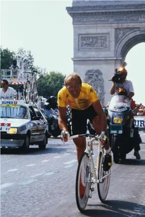  ??  ?? Rogli ' s time-trial defeat in 2020 had echoes of Laurent Fignon's back in 1989