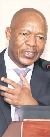  ?? PHOTO: SIMPHIWE MBOKAZI/ANA ?? PIC chief executive Dr Dan Matjila. The PIC now owns more than a quarter of the total ordinary issued share capital of PPC.