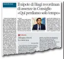  ??  ?? Sul Corriere di Bologna Domenica sul nostro giornale lo sfogo del consiglier­e di Insieme Bologna Giulio Venturi: «Qui perdiamo solo tempo»